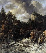Jacob van Ruisdael The Waterfall Spain oil painting artist